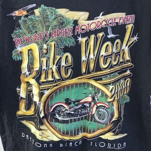 Vintage Finnegans Daytona Beach Bike Week 2000 Pocket T-Shirt X-Large